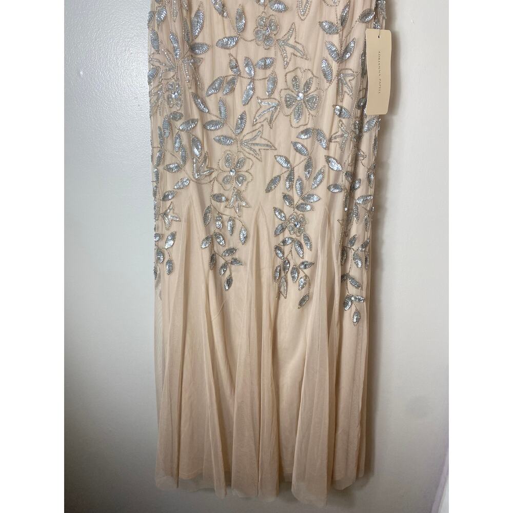 NWT ADRIANNA PAPELL DRESS GOWN MOTHER OF THE BRIDE FORMAL EVENING WEDDING GUEST - Picture 11 of 16